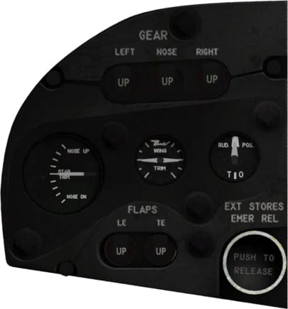 Fuel control panel