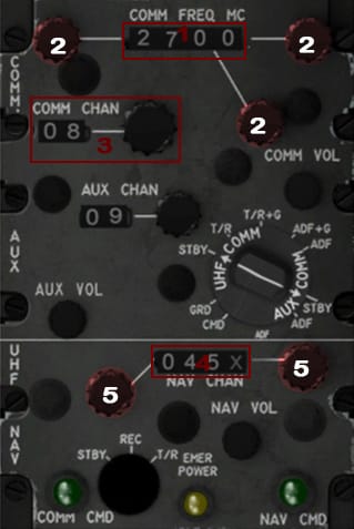 Communication and navigation radios