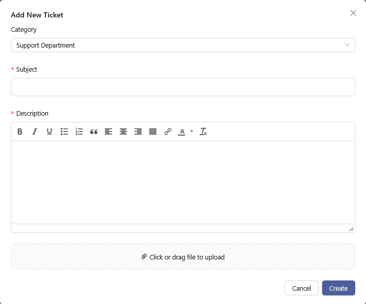 Simworks Studios Support Request Form